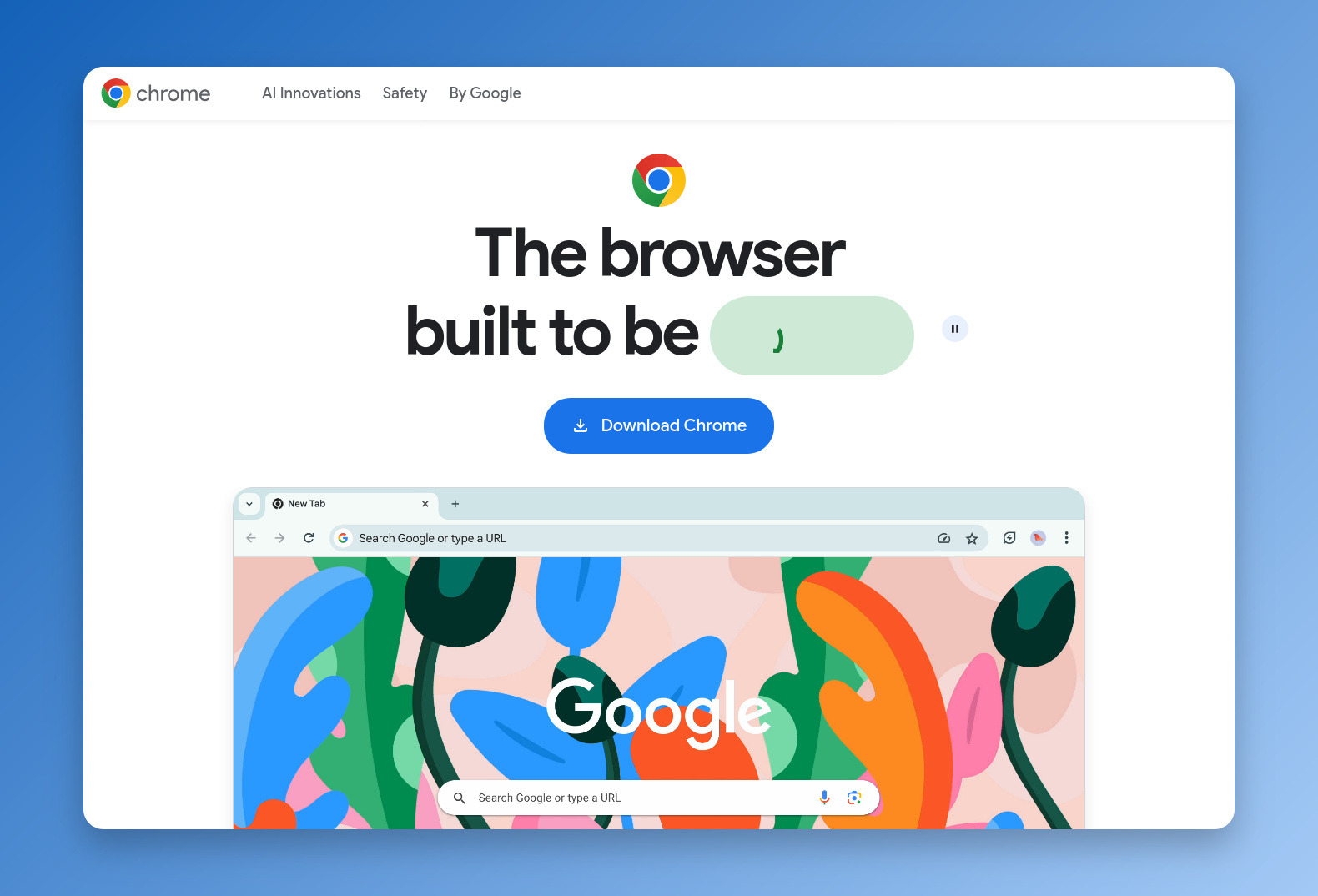 Screenshot of Google Chrome