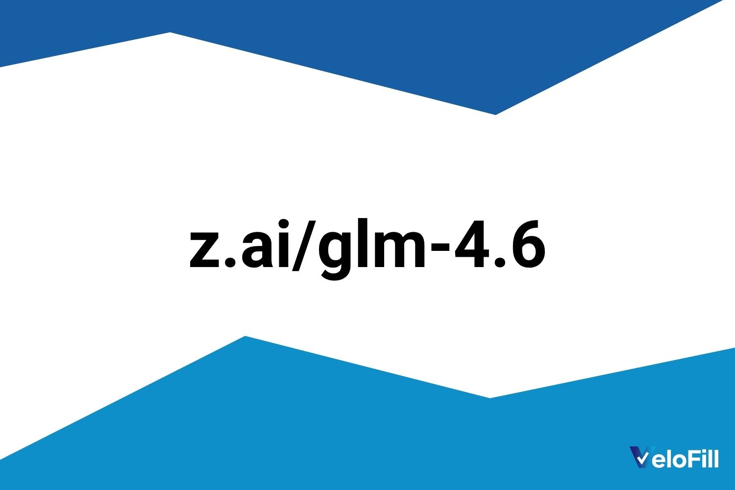 VeloFill and Z.ai logos connected